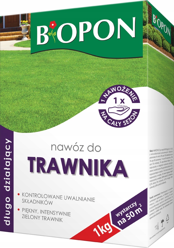 

Biopon Nawóz Do Trawnika Długo Działający 1KG