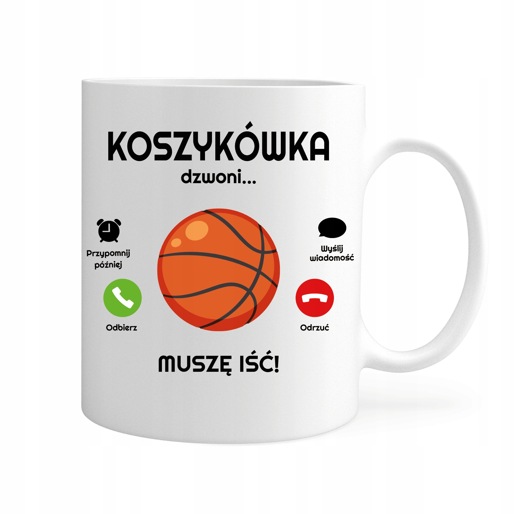 

Kubek Koszykówka Dzwoni Muszę Iść Hobby