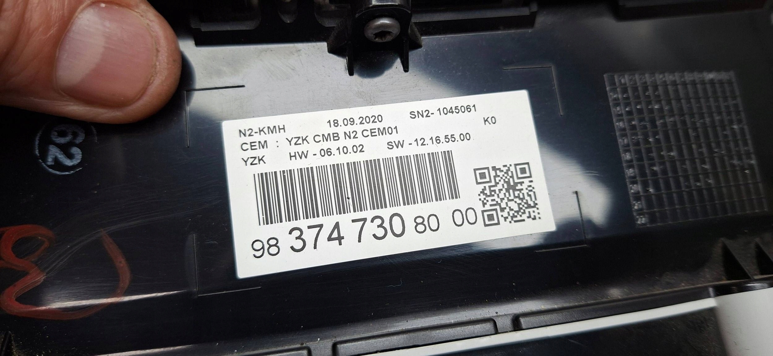 dials 9837473080 CITROEN JUMPY III EXPERT III 1.6 HDI 2016