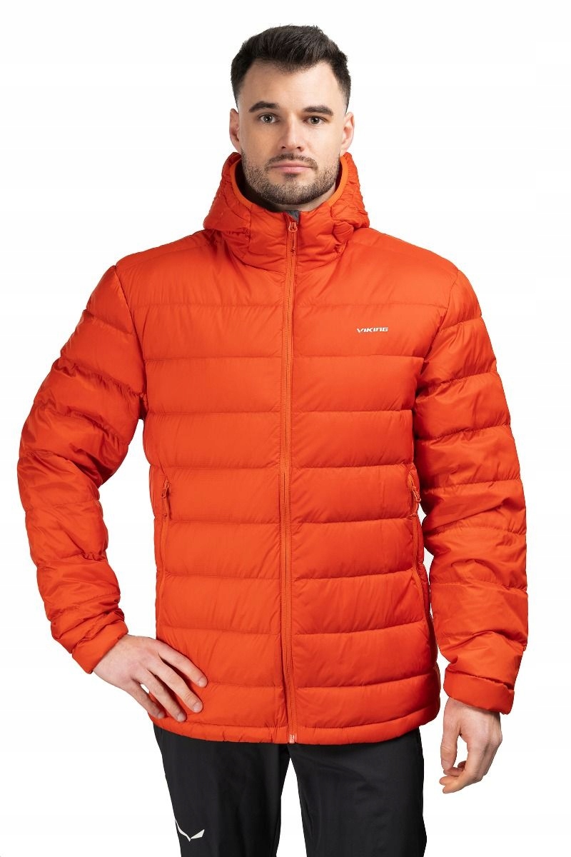 Viking Kurtka puchowa męska Rovi pomarańczowa xl