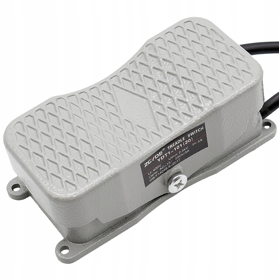 Spínač Pedálu Nožní Manipulátor Nožní Tlačítko Oboustranné 230V 3A