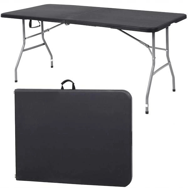 Skladací cateringový stôl 180 cm Springos GF0056 čierny