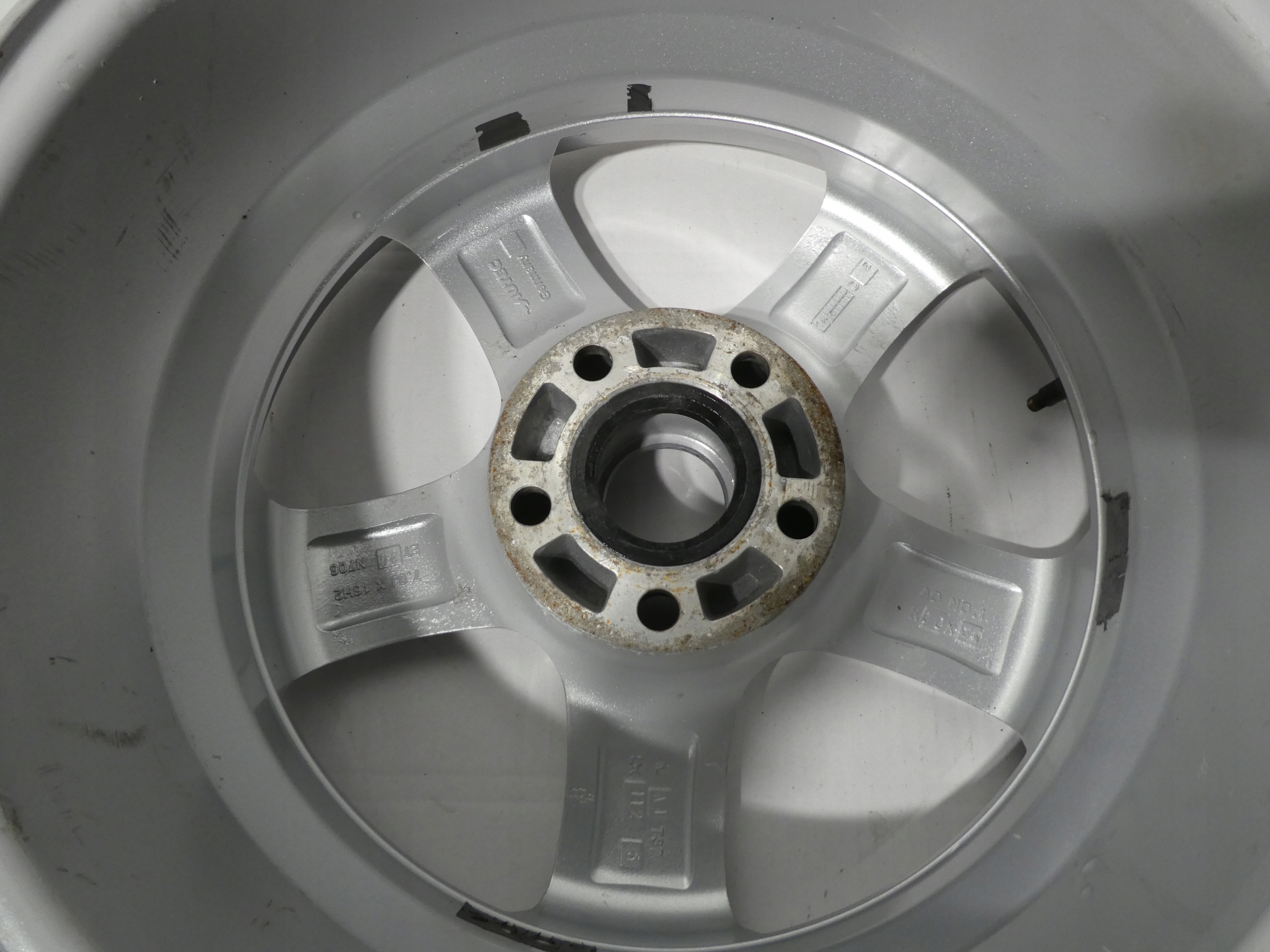 1X disk hliníkový disk VW 5X112 KBA 47058 16 CALI