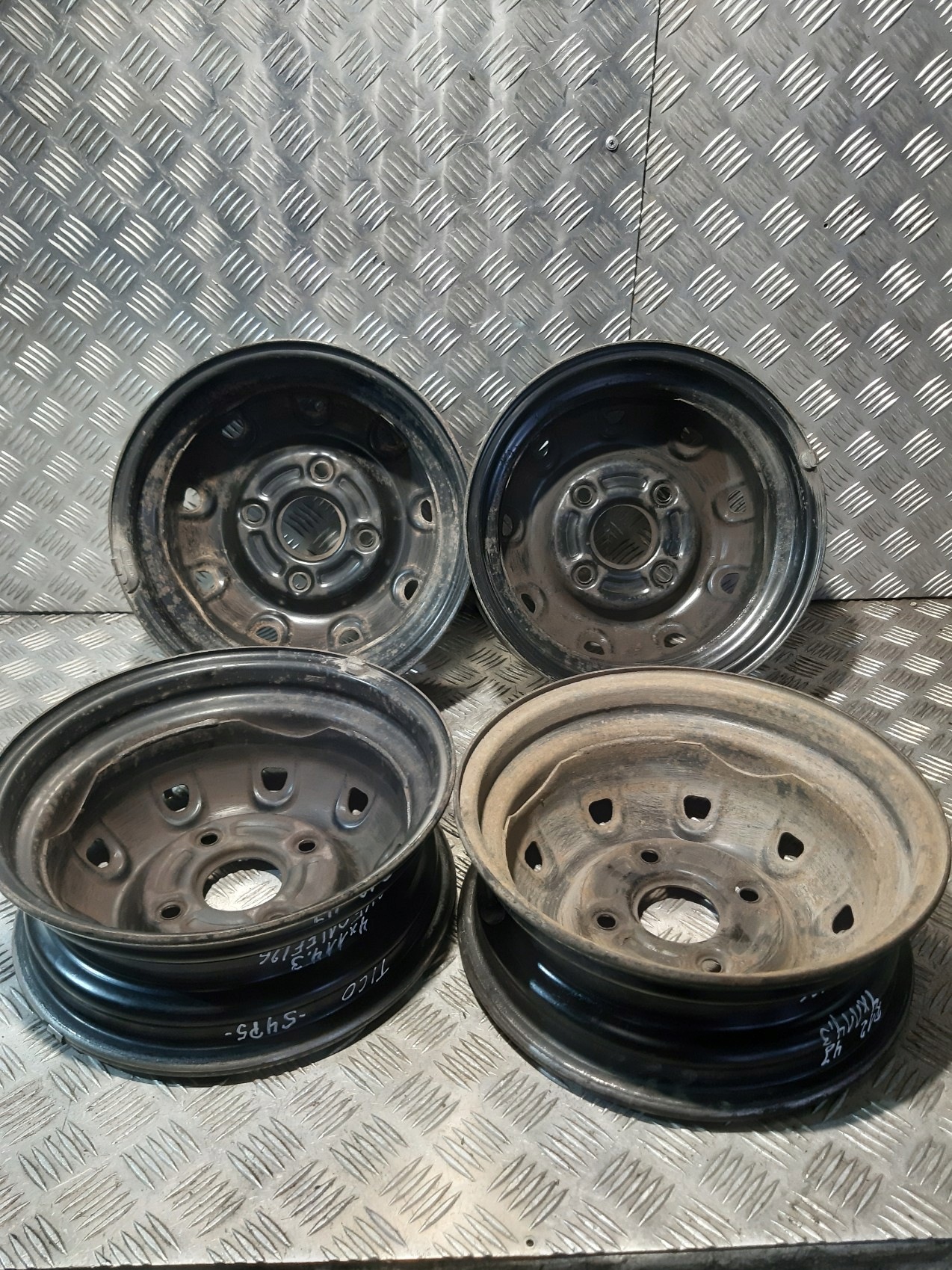felgen stahl 4x DAEWOO TICO 4x114,3 4J R12 082597
