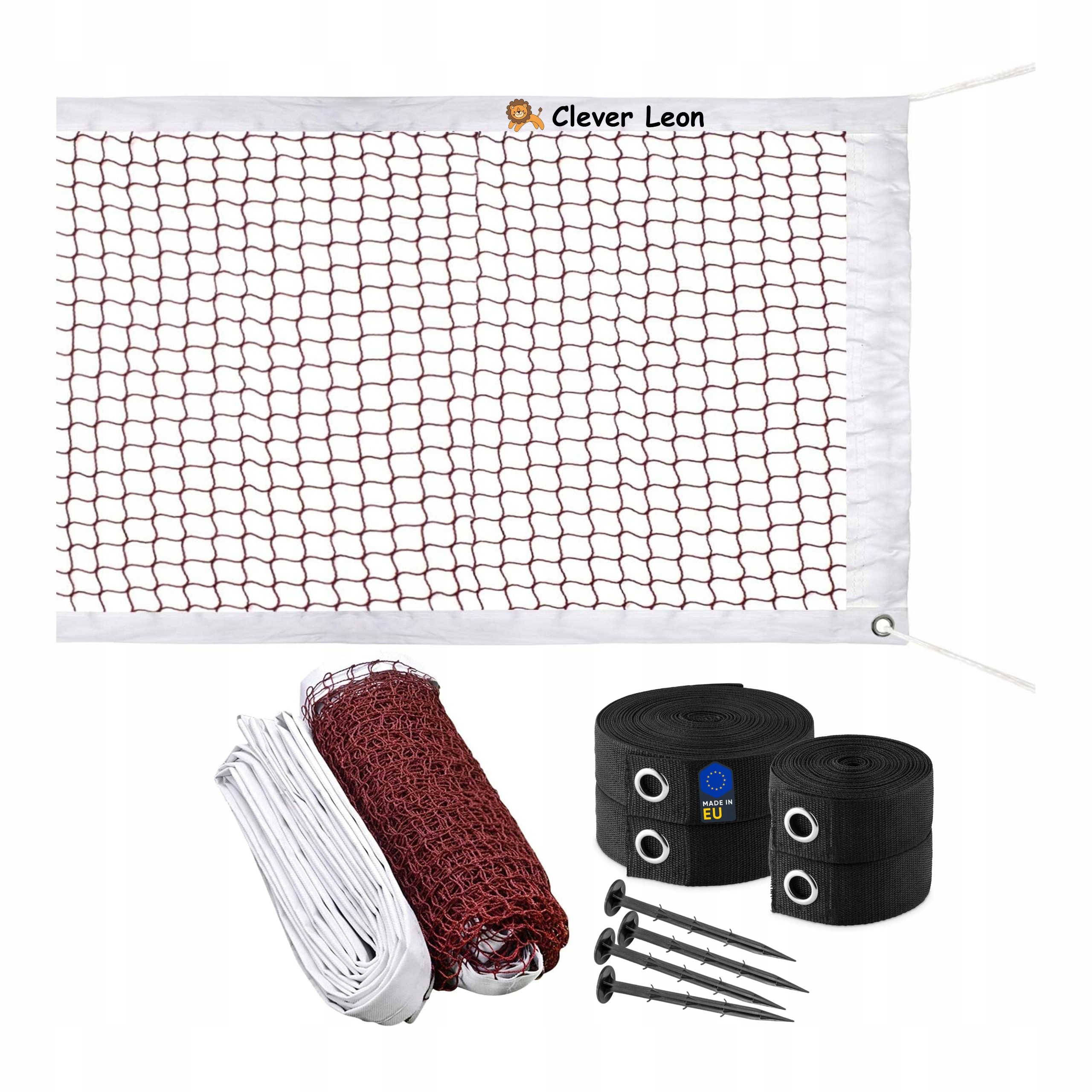 Mocna siatka do Siatkówki Badmintona Linie pola boiska Clever Leon