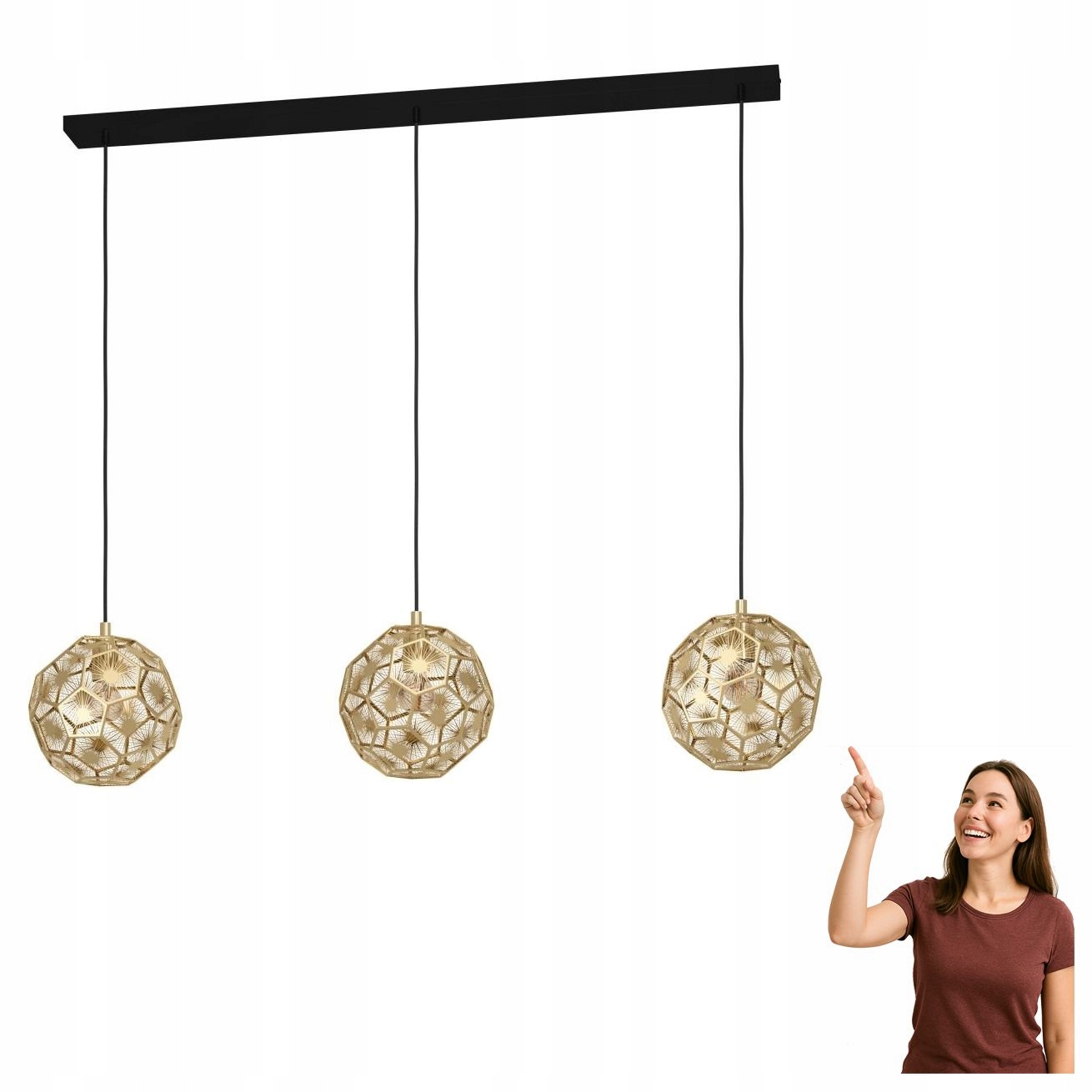 Závěsná lampa Skoura 39757 Eglo