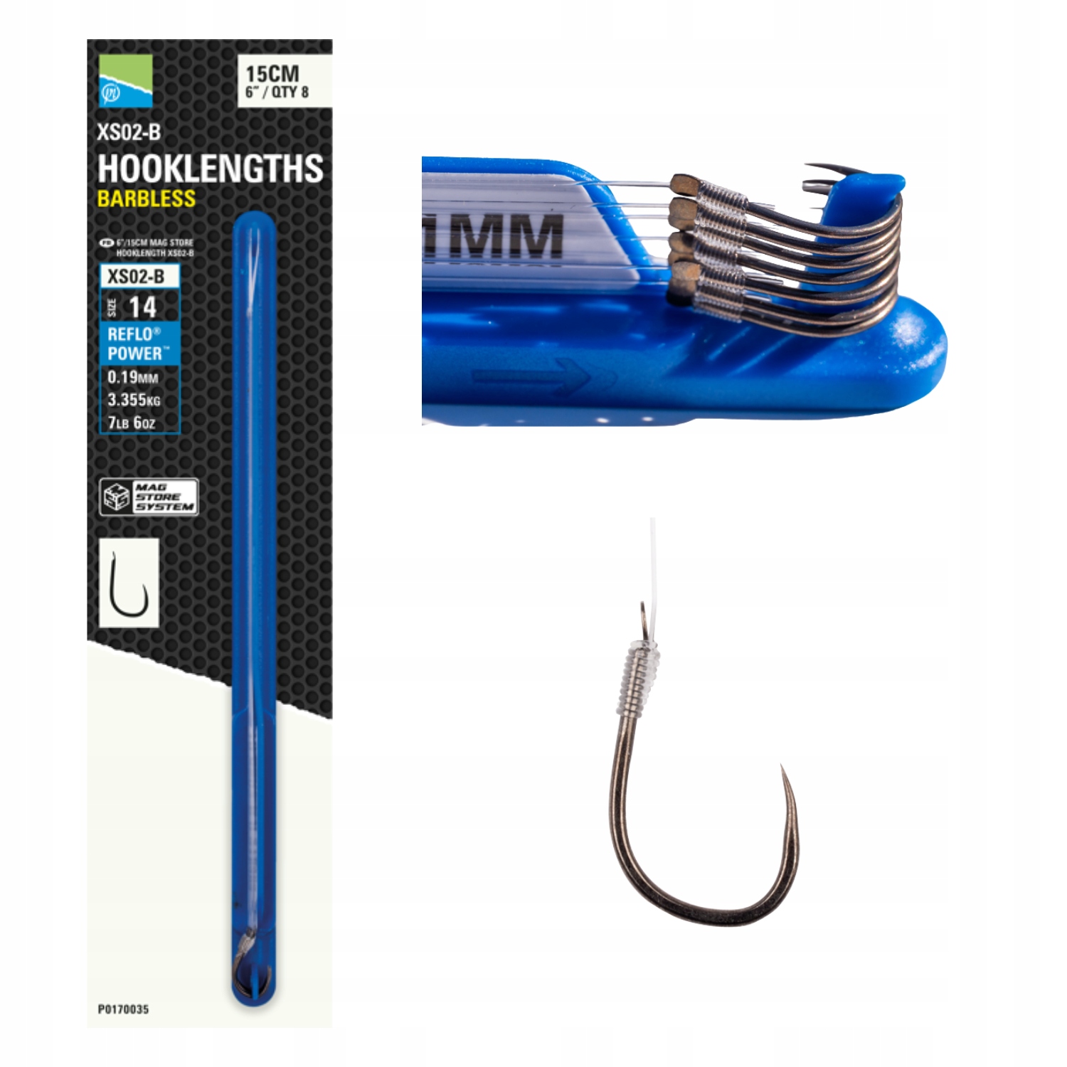 Przypony Preston 6"/15cm Mag Store Hooklength Xs02-B 14