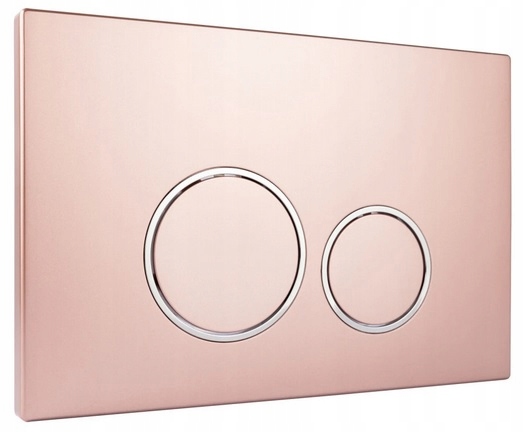 Tlačidlo Doppio 50 ružové zlato pre Wc stojan Geberit Sigma UP320 UP720