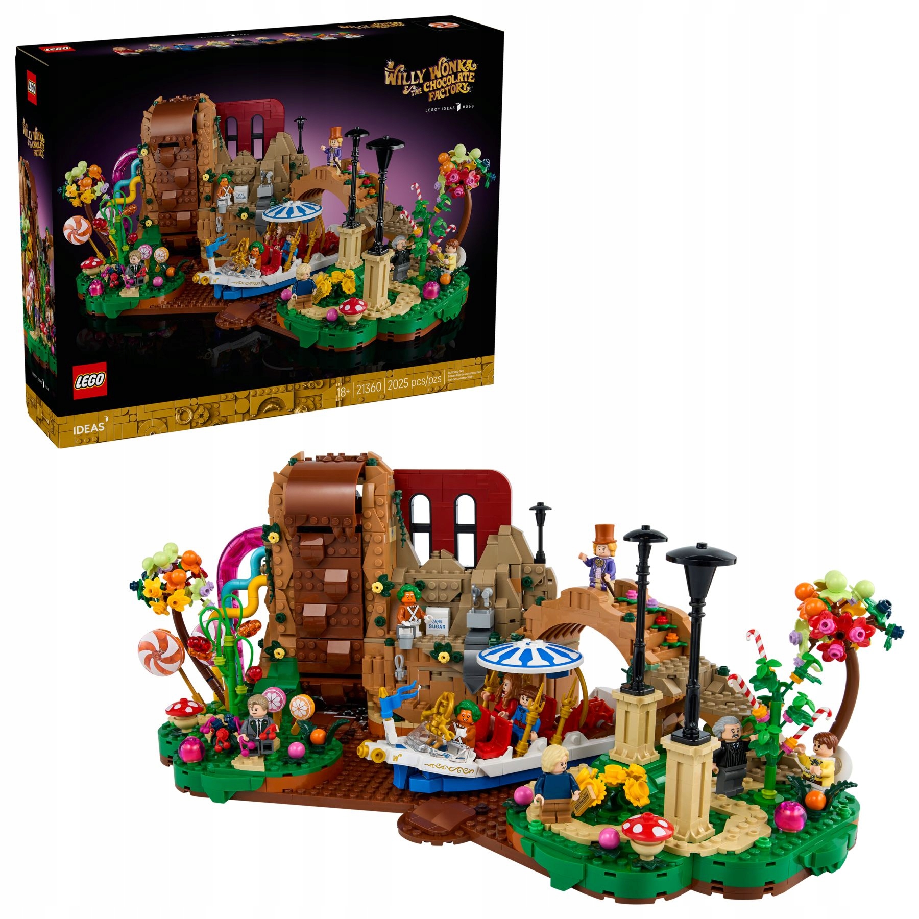 LEGO IDEAS 21360 Willy Wonka i fabryka czekolady