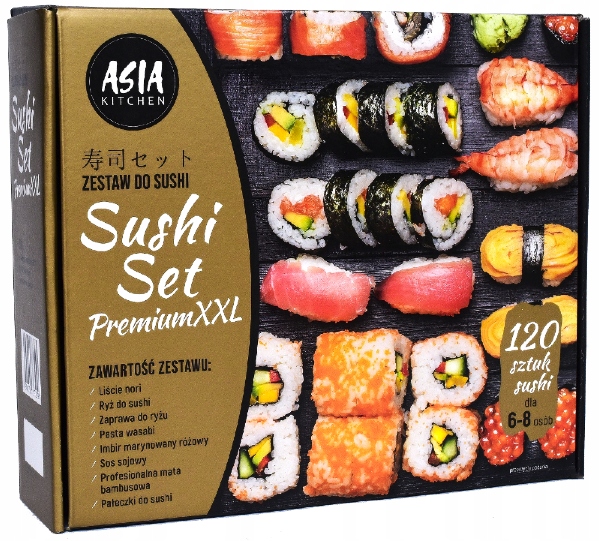 

Zestaw do Sushi XXL ,6-8 osób, 120szt