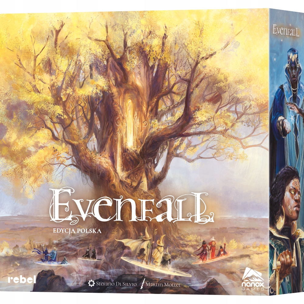 Gra planszowa Evenfall (edycja polska) Rebel walka klanów wiedźm Nowa