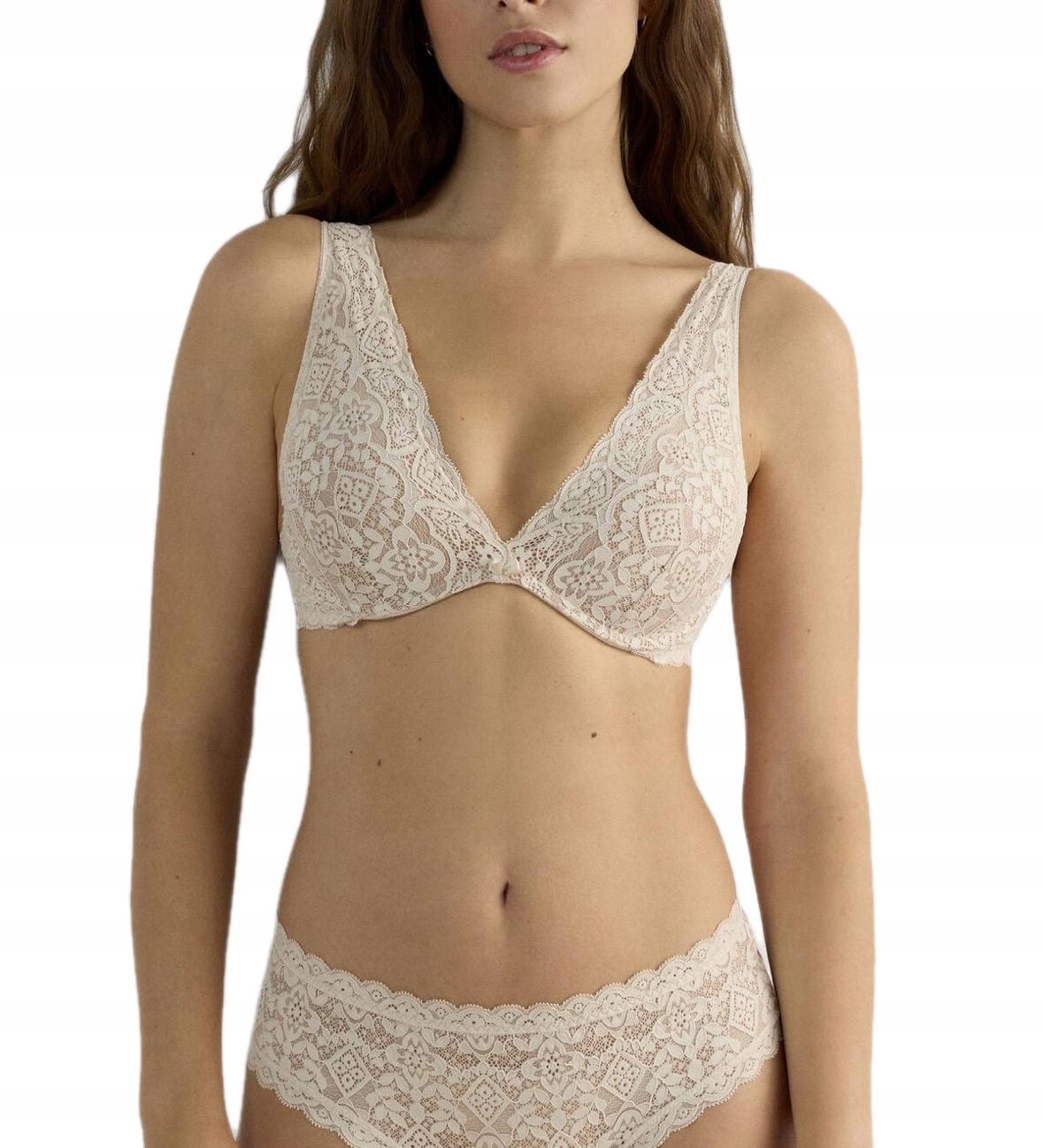 Intimissimi Giorgia Biustonosz Push-Up Koronkowy Cream 80B/3B