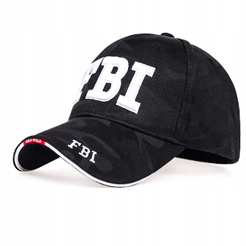 NAJLEPSZA CZAPKA Z DASZKIEM BASEBOLÓWKA FBI MORO Z HAFTEM