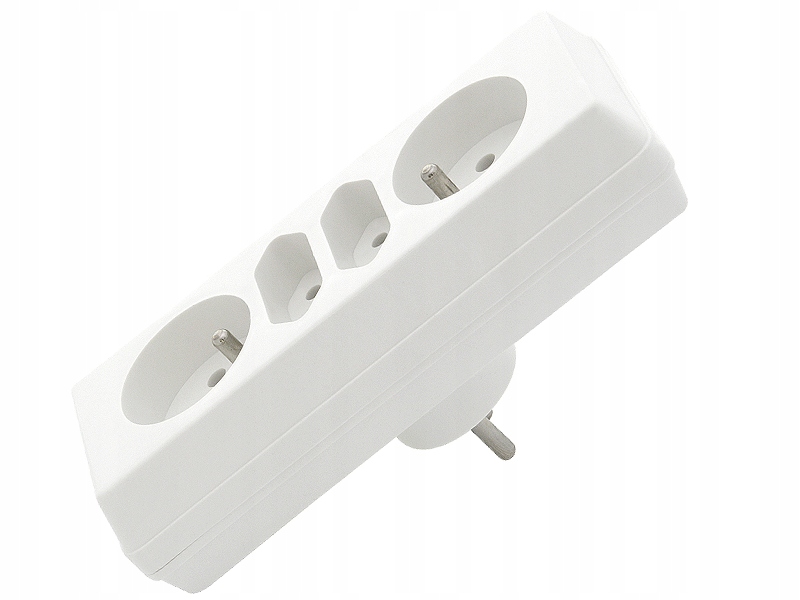 

Rozgałęźnik rozdzielacz 4 gniazda uziemienie 16A