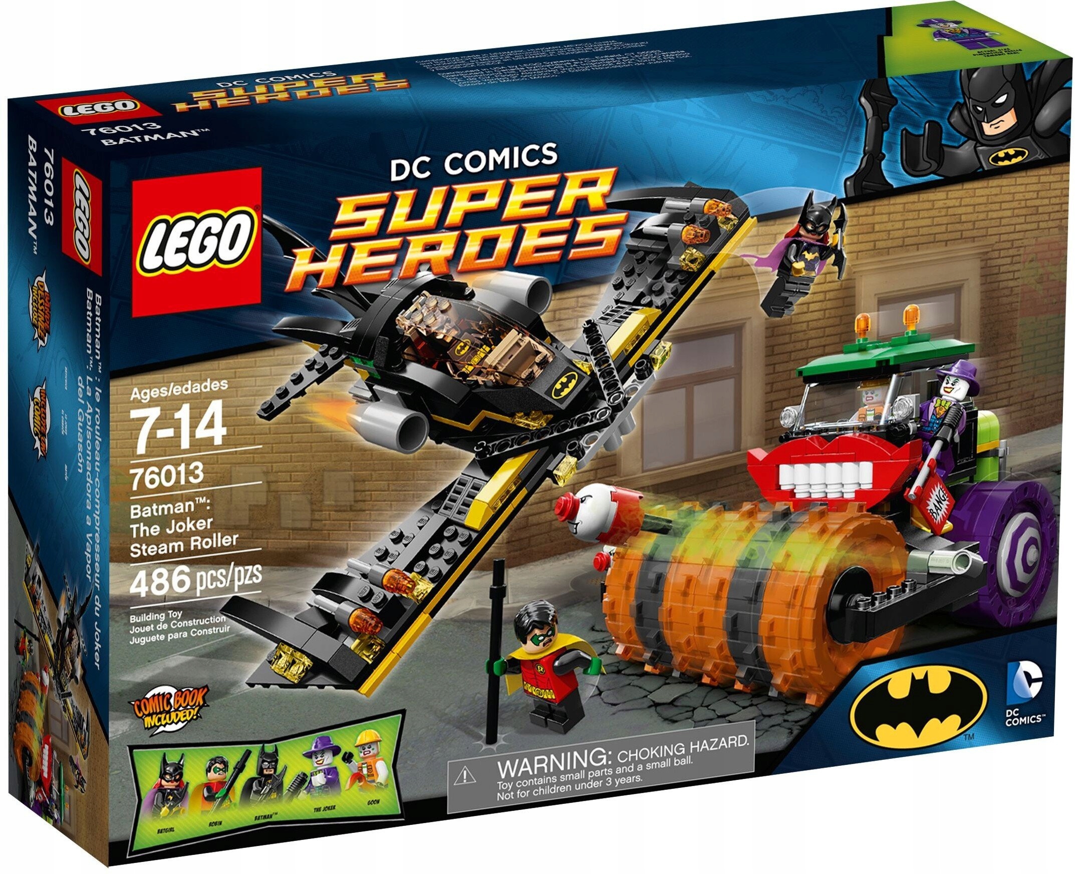 Lego Heroes 76013 Parní válec Jokera Nové