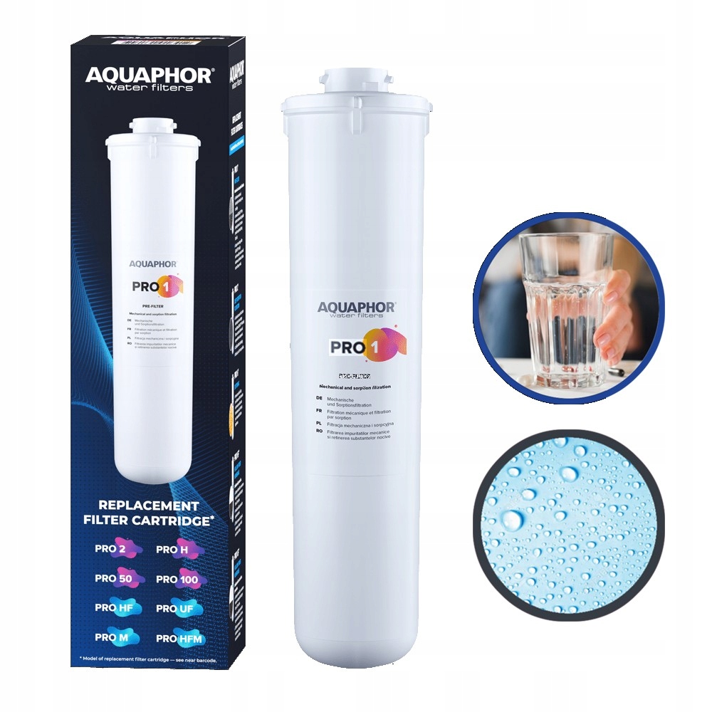 Aquaphor Wymienny Wkład Do Filtra pod zlew Pro 1 Wstępny usuwa Żelazo chlor