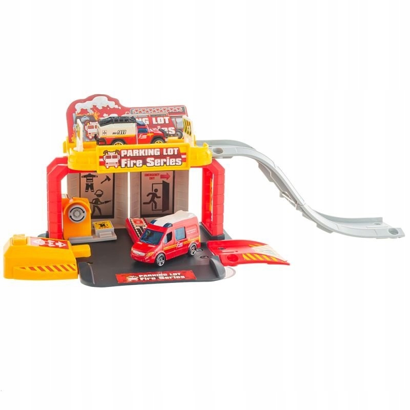 ZABAWKA REMIZA STRAŻY Z WINDĄ