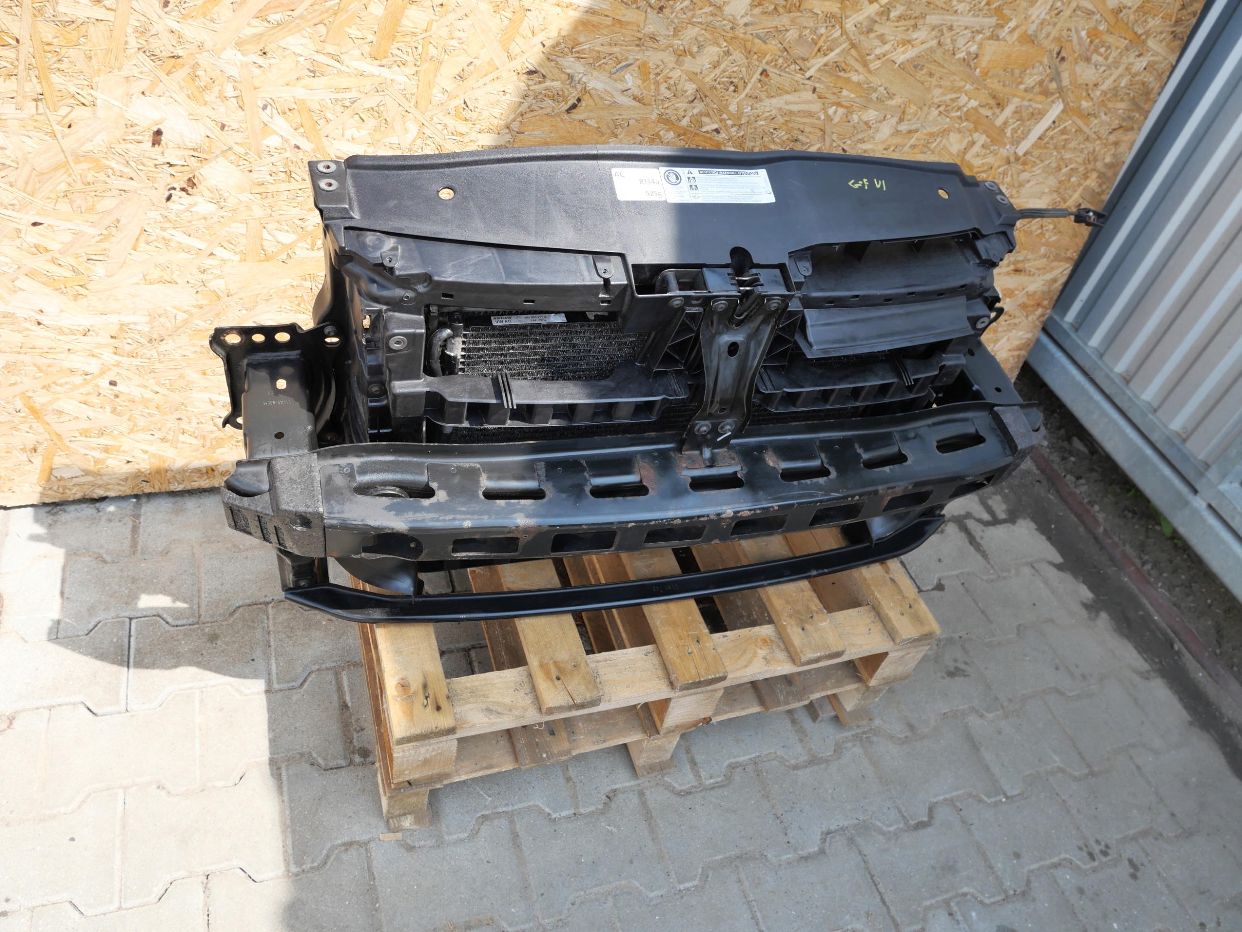 support panel for radiators radiator VW GOLF VI CABRIO 2.0 TDI pillar sider
