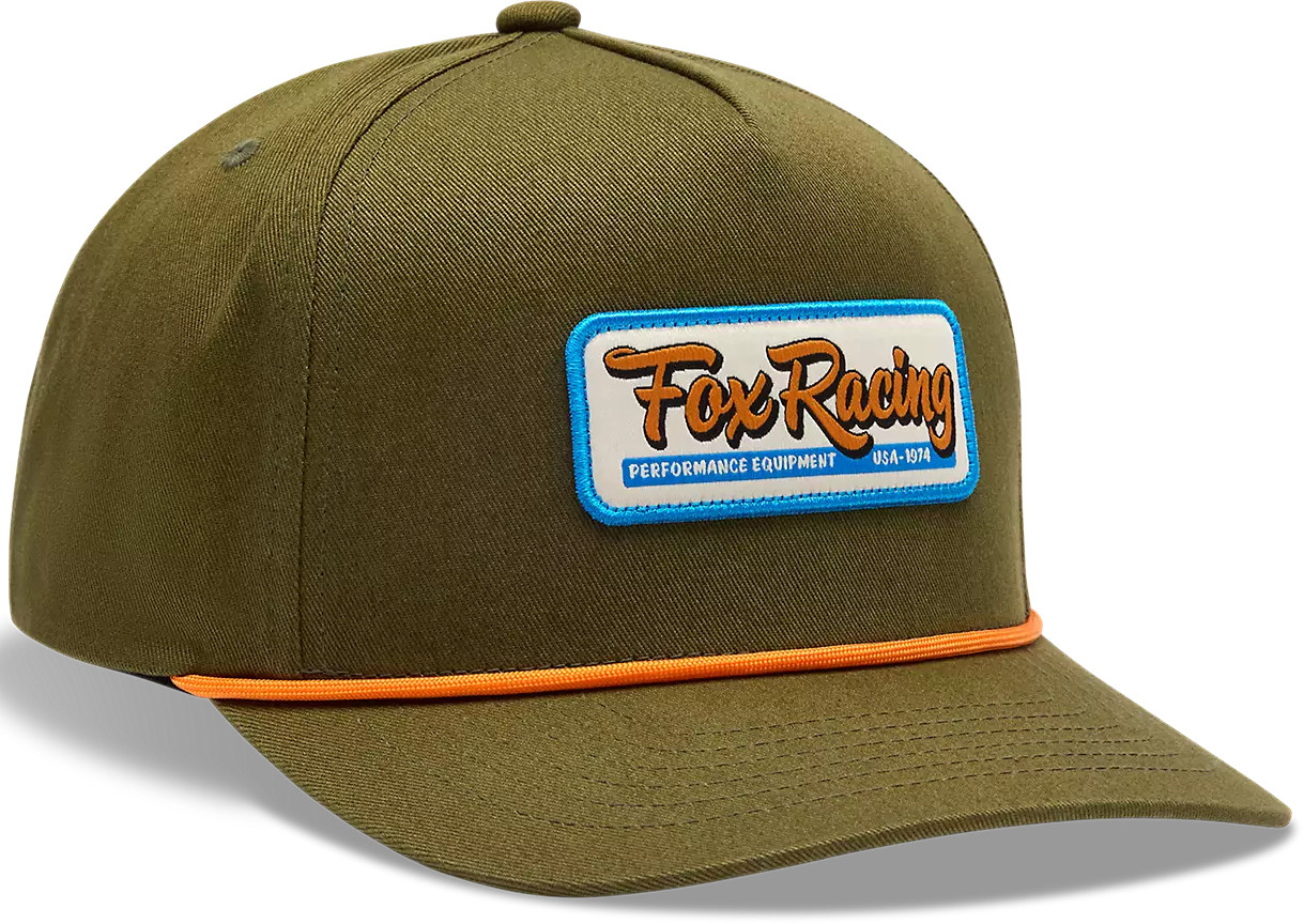 kšiltovka Fox Equipped Snapback olivově zelená