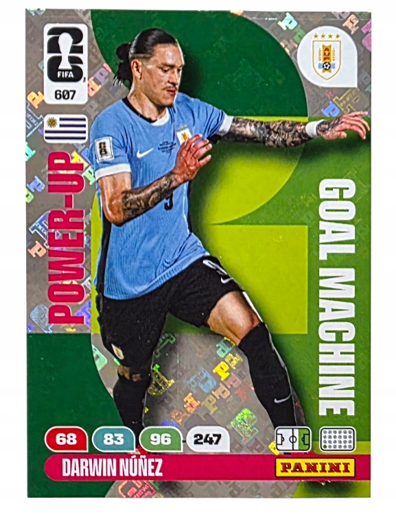 Karty Piłkarskie Panini World Cup 2026 Goal Machine 607 Darwin Nunez
