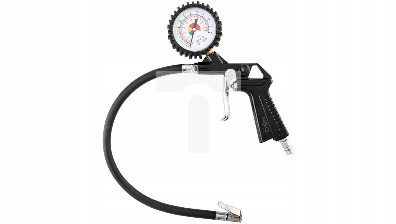 Pistolet do pompowania z manometrem 63mm 14-714