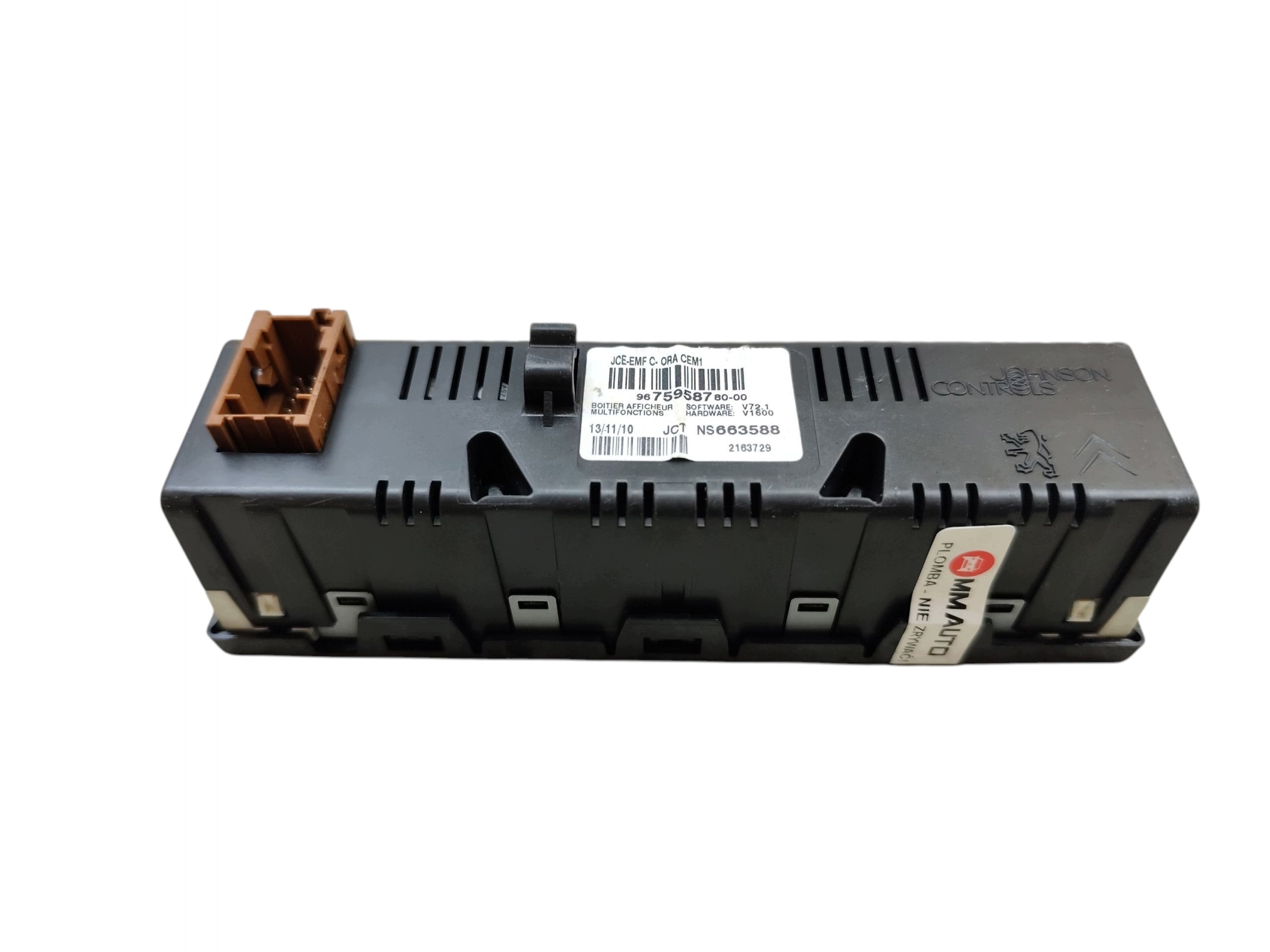Display RADIA MULTIFUNKCJI CITROEN DS3 C3 II 9675958780