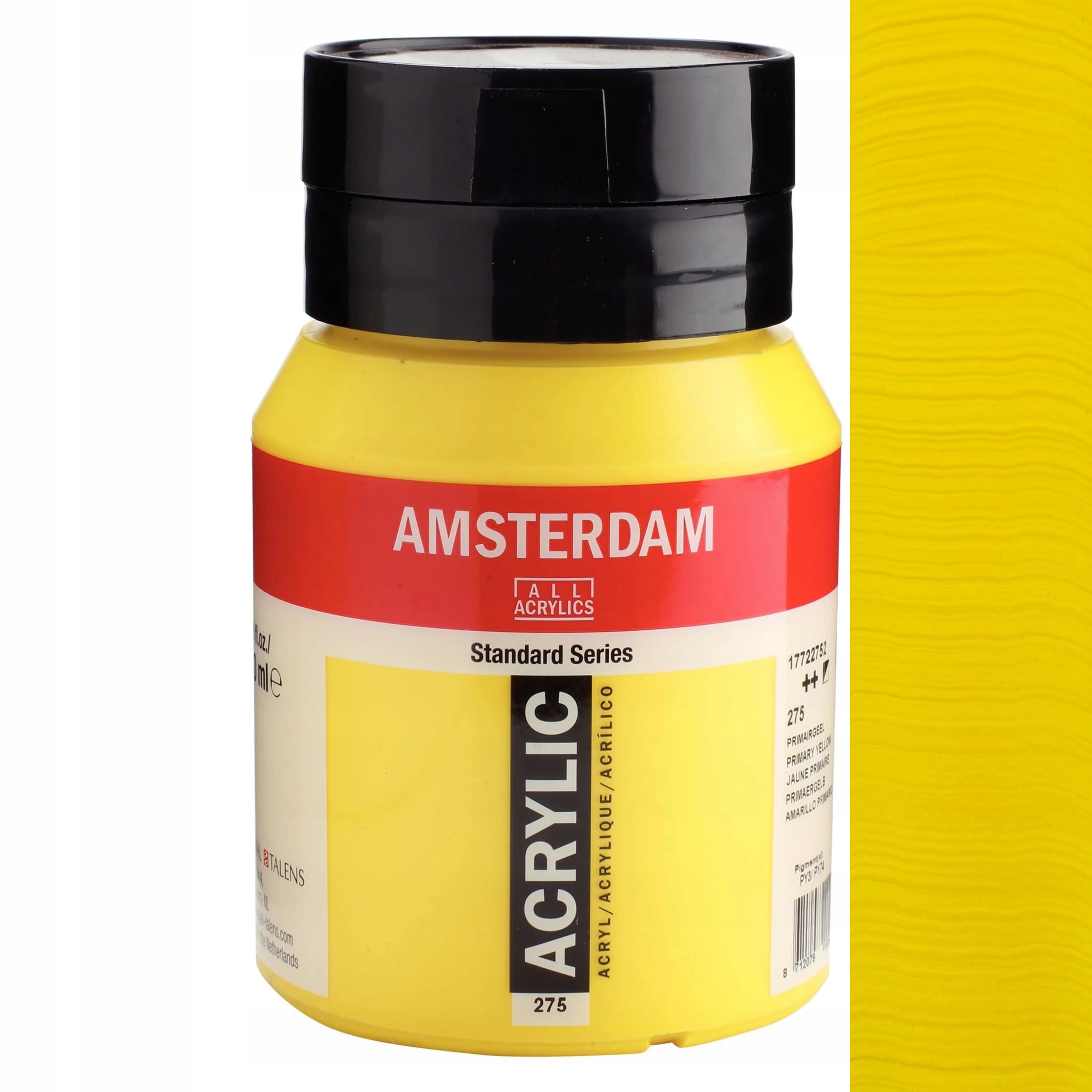 Barva akrylová Talens Amsterdam Žlutá Základní 500 ml. č. 275
