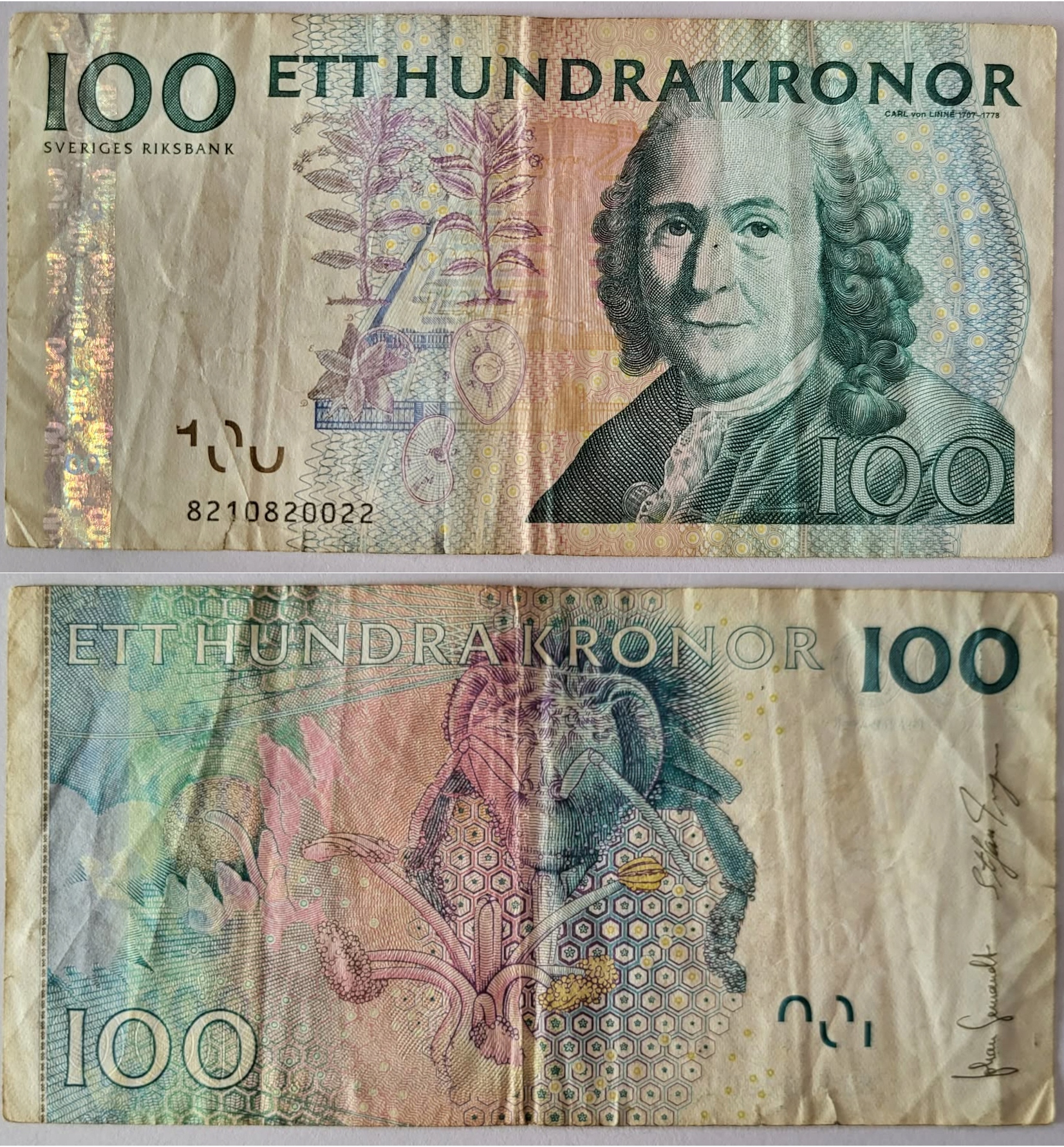 100 koron (kronor), SZWECJA