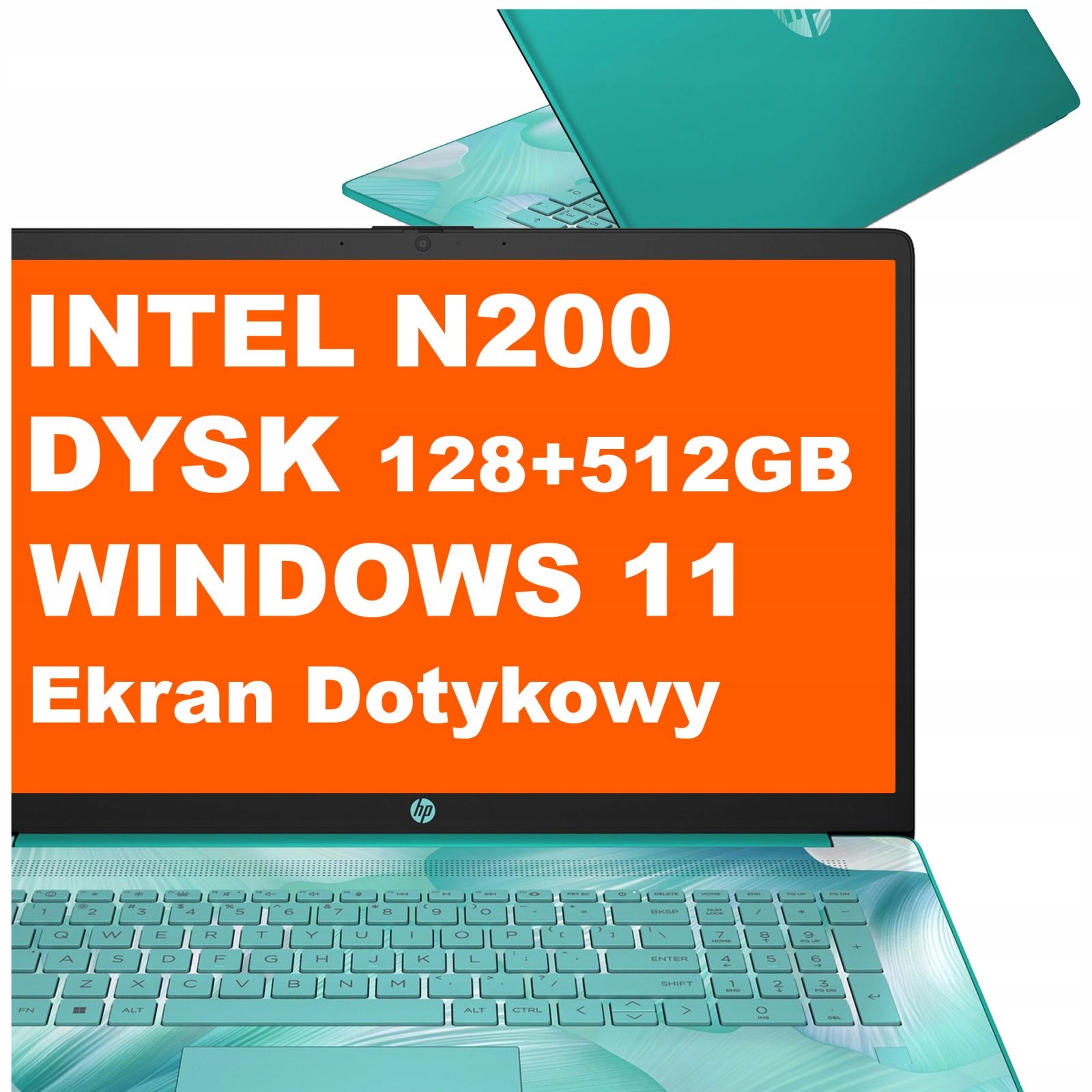 Notebook Hp 17-cn N200 16GB 128GB Ufs 512GB M.2 Intel Uhd Hd+ Dotyk Win 11