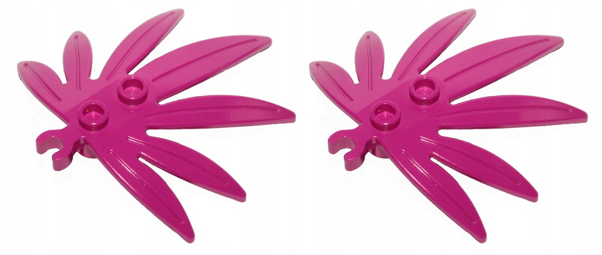 

Lego liść palma roślina magenta 2szt 10884 42949