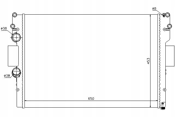 Nissens Chladič Vody Iveco Daily IV 35S14. 35S14