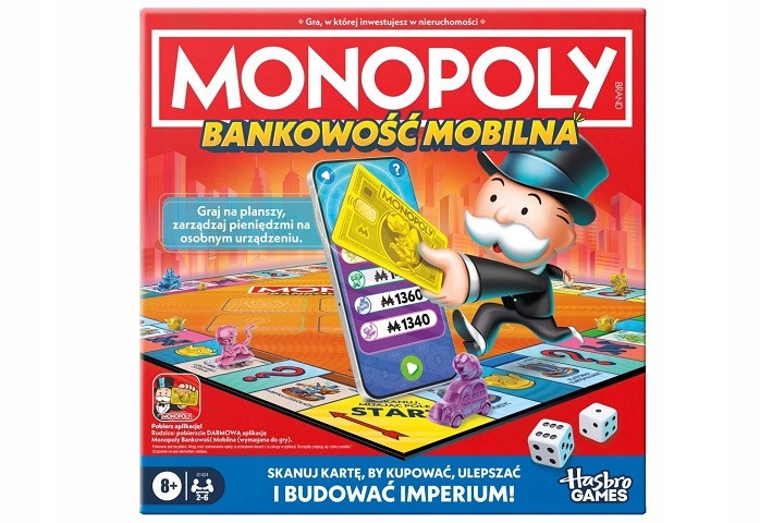 Monopoly Bankowość mobilna G1424, Hasbro, 259639.