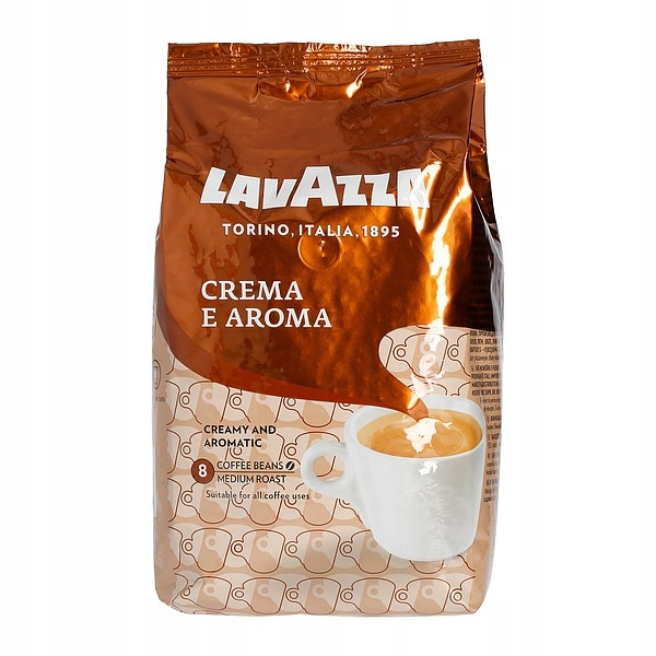 Levně Káva zrnková, italská, čerstvá Lavazza Crema e Aroma K2