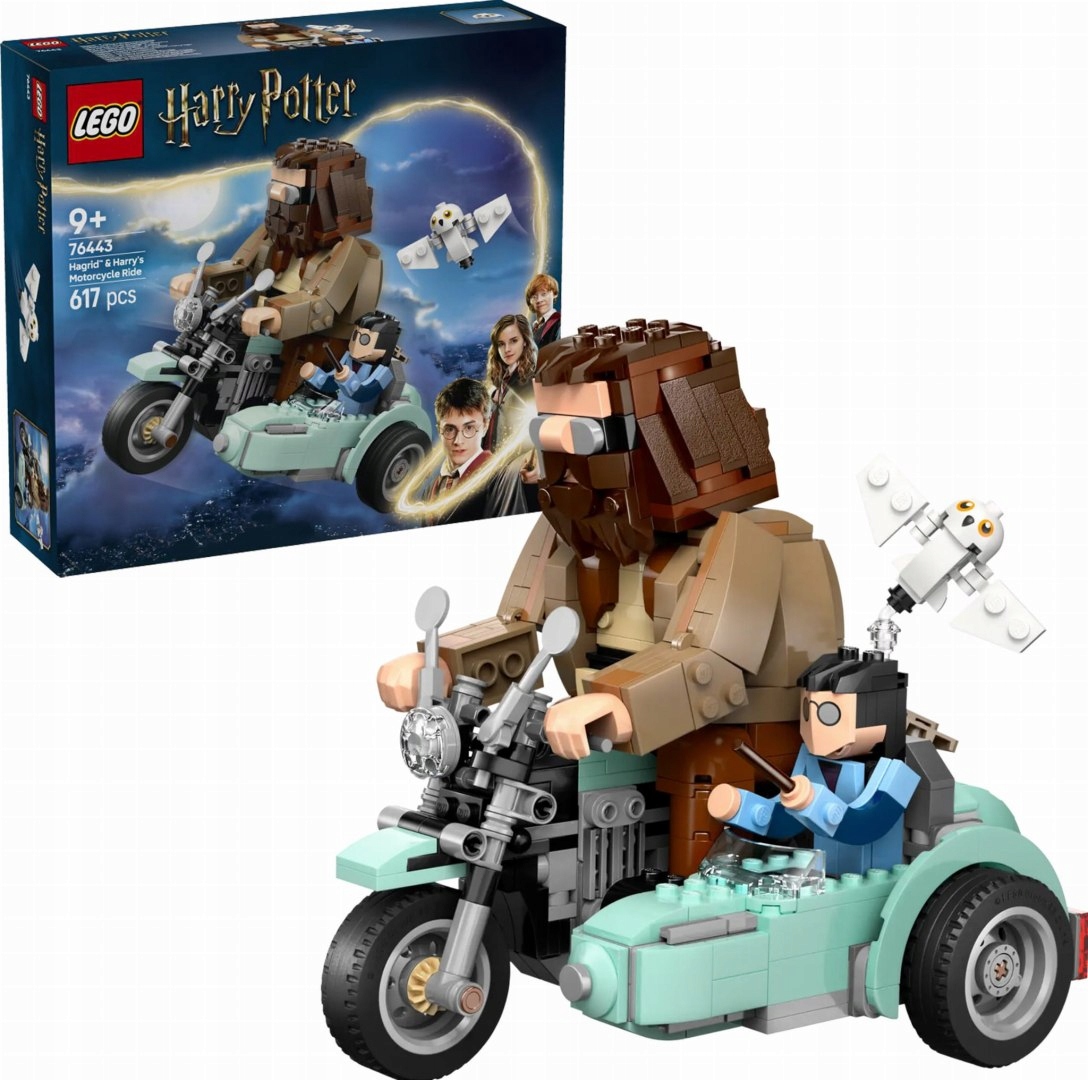76443 Lego Harry Potter Motocyklová jízda Hagrida a Harryho
