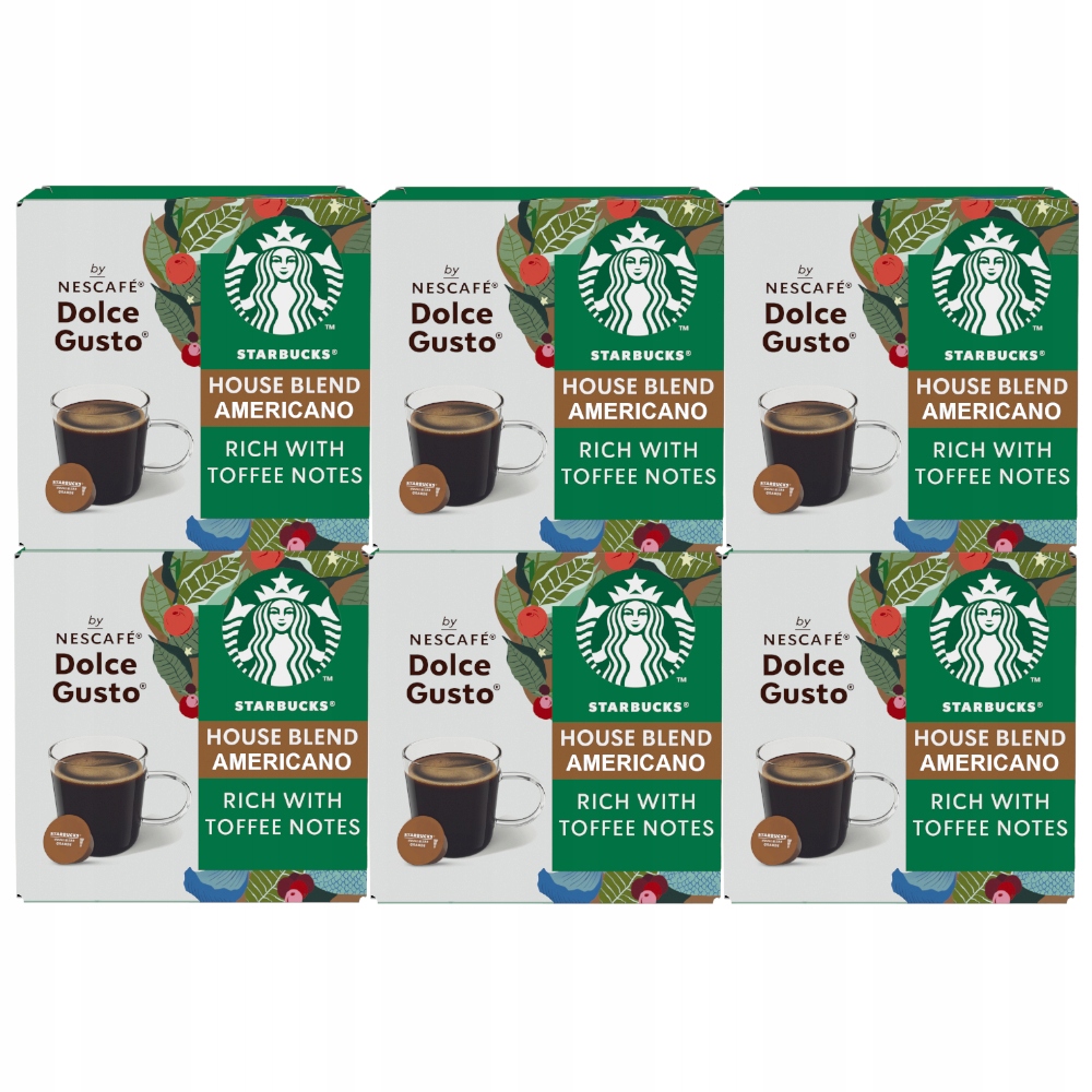 Starbucks Dolce Gusto Americano House Blend 72 szt