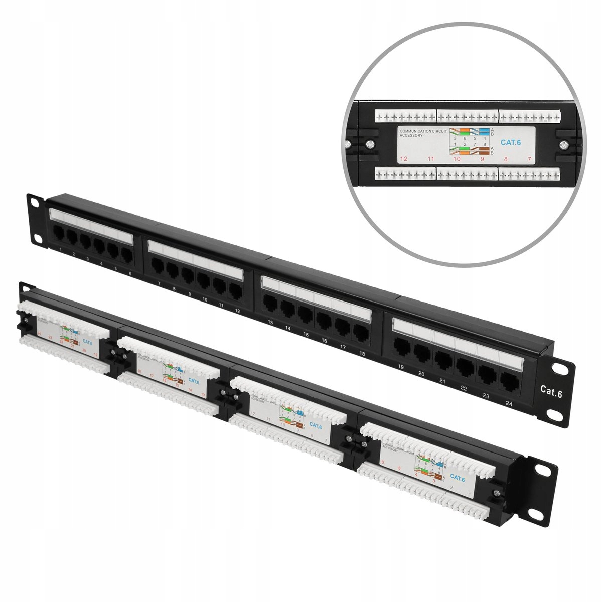 Patch panel Extralink EX.9816 черный