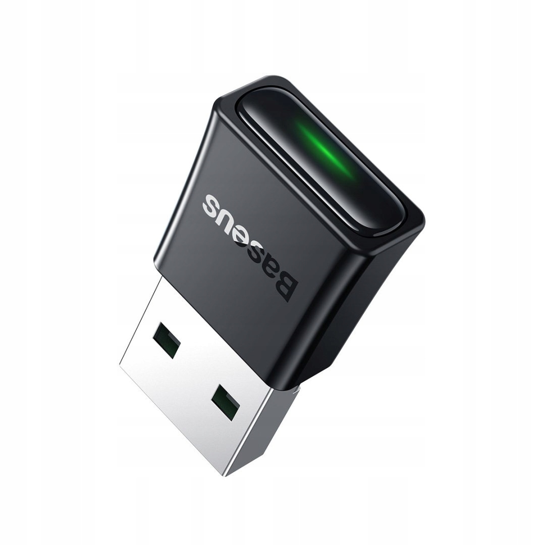 Adapter konektor nadajnik odbiornik Bluetooth 5.3 Usb zasięg 20m czarny