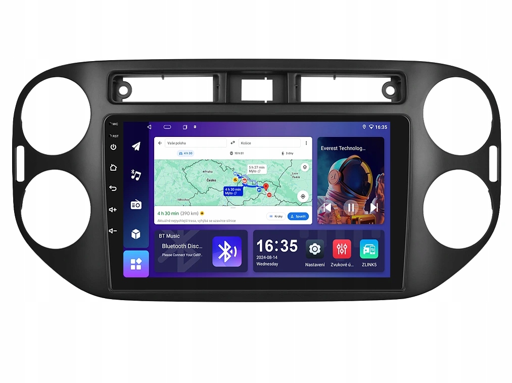 Isudar 2DIN autorádio T68B-IEV66 Android, Volkswagen Tiguan I