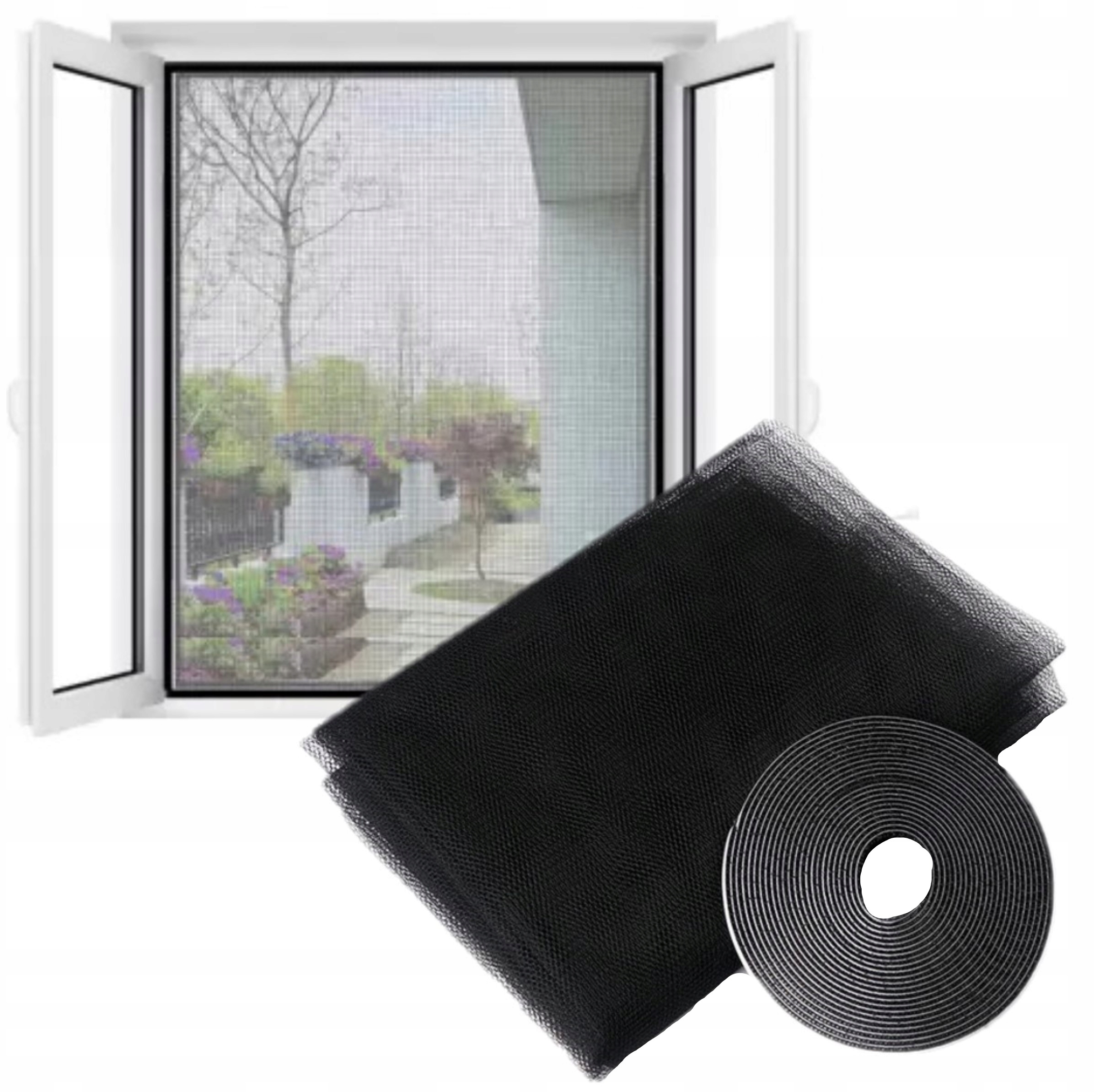 

Moskitiera Siatka Okno Owady Komary 150x180 Rzep