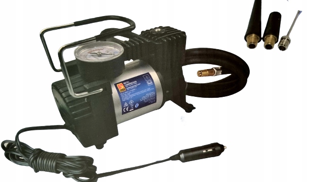 METALOWY KOMPRESOR SAMOCHODOWY 12V 150 PSI POMPKA