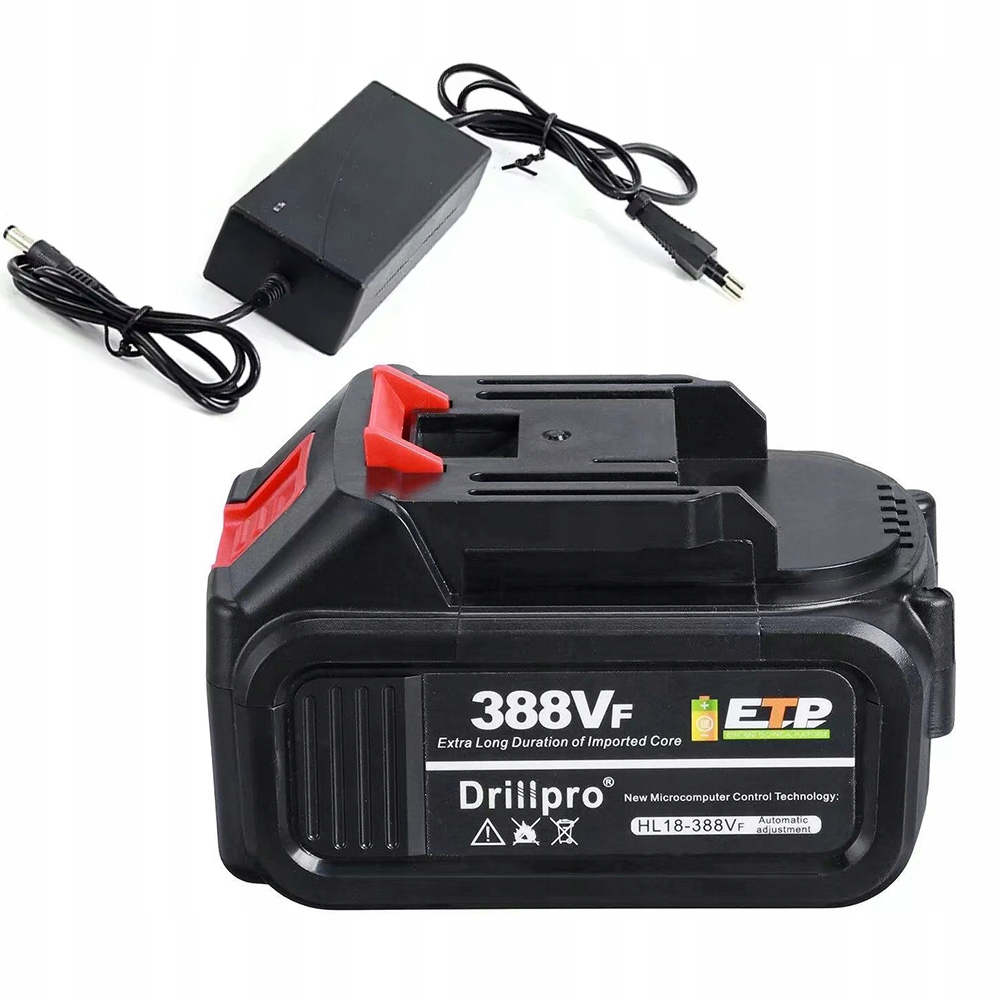 Sada Baterií 21 V 4000 Mah S Led Nabíječkou, Vše V Jednom Dárek