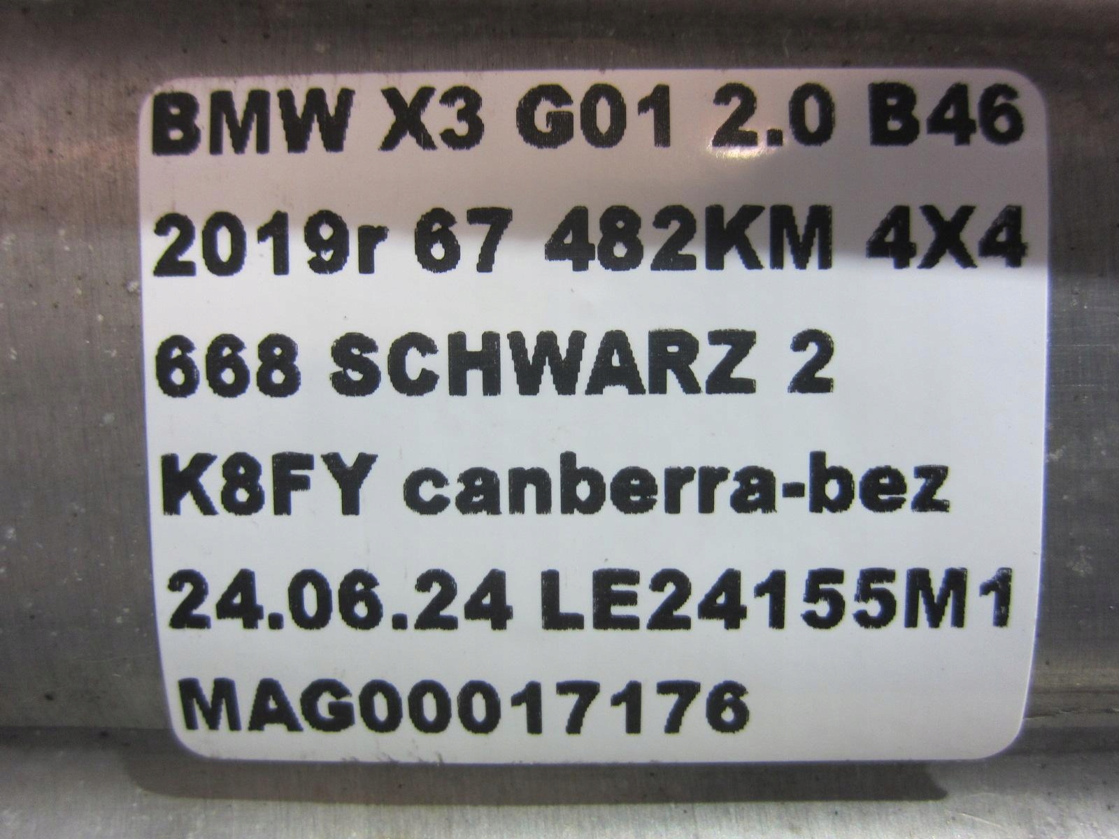 BMW X3 G01 X4 G02 clutch console siders left 33306871003 6871003