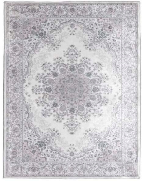 Koberec Klasický sametový do obývacího pokoje šedý 200x290 cm