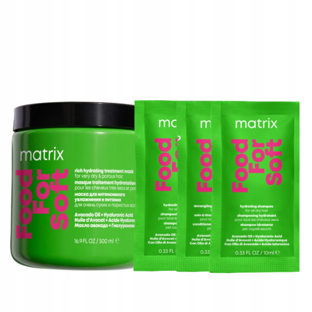 Matrix Food For Soft nawilżająca maska do włosów suchych 500ml