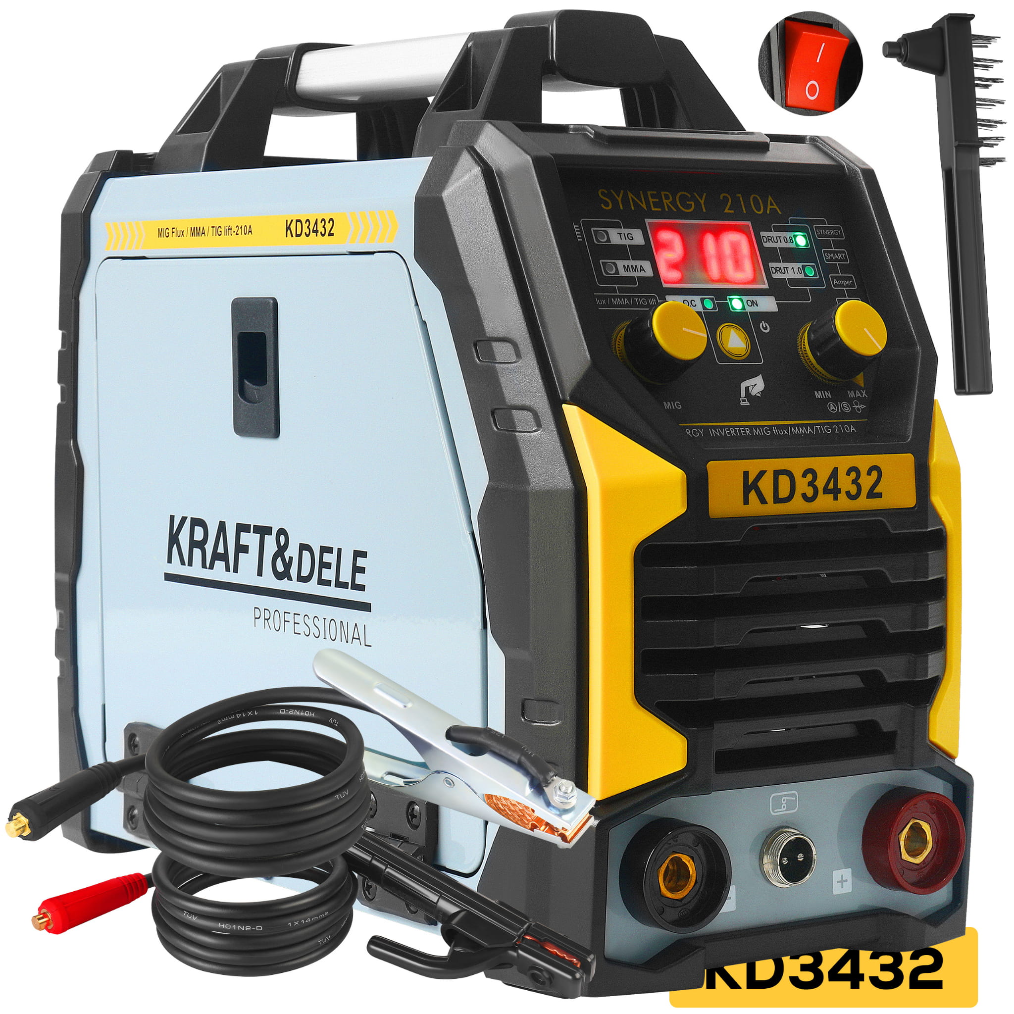 Invertorová Svářečka Mig Flux Mma TigLift Kraft&dele KD3432