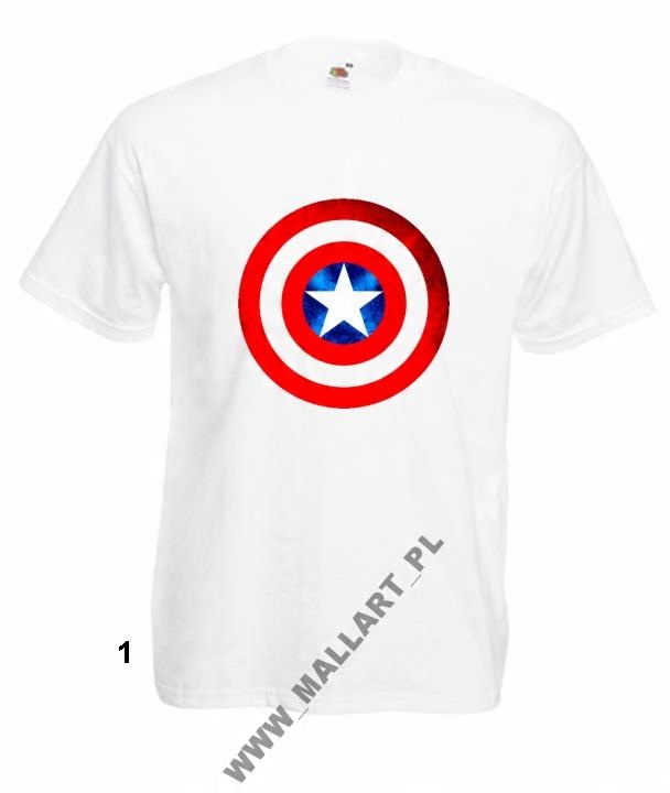 

Tshirt Kapitan America America Wzory