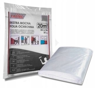 

Folia tynkarska ochronna Ekstra Mocna Fastec 30my