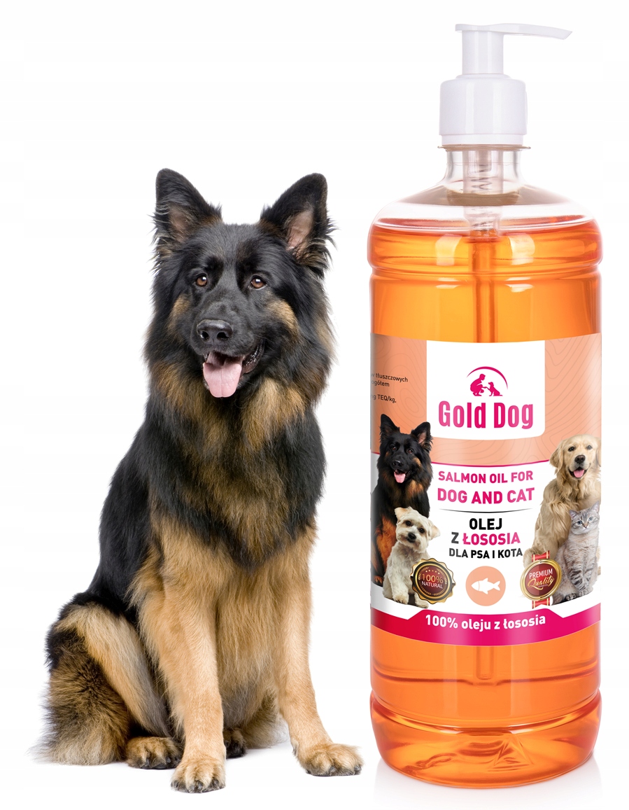 Lososový olej pro psa 2 l Gold dog 100% losos