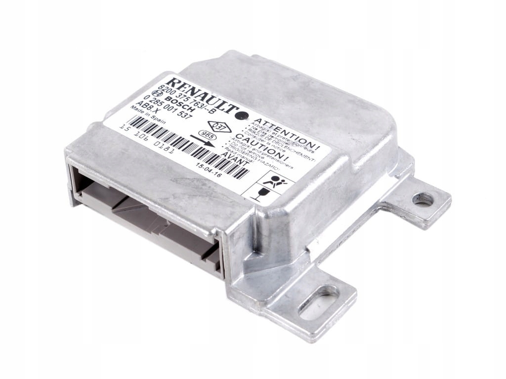 SENSOR PODUSZEK AIRBAG RENAULT CLIO II 98-05 THALIA I 98-08 0285001537 Producent części Renault OE