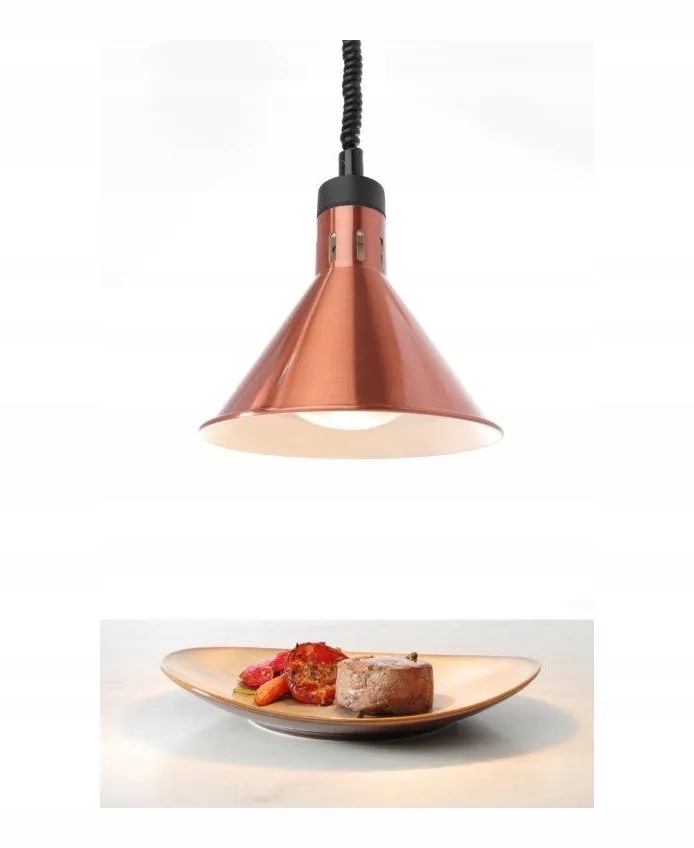 LAMPA DO PODGRZEWANIA POTRAW KWOKA MIEDZIANA